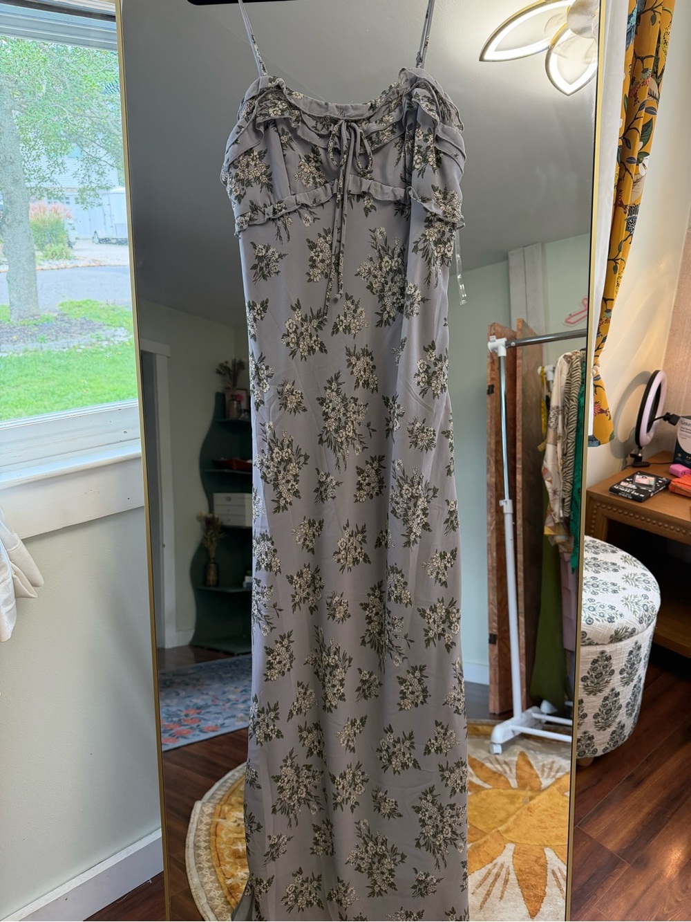 Wild Fable dusty blue maxi dress